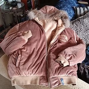 LRG reversible fur lined jacket